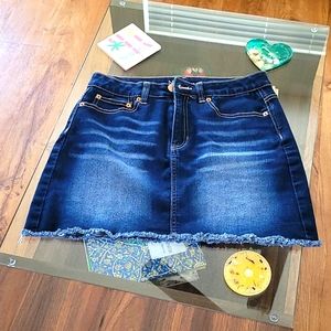 no boundaries skirt mid rise size 11 blue